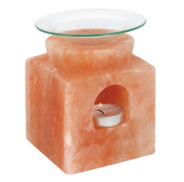 Cubic Oil Burner with Glass Dish