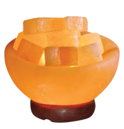 Fire Bowl with Salt Cubes