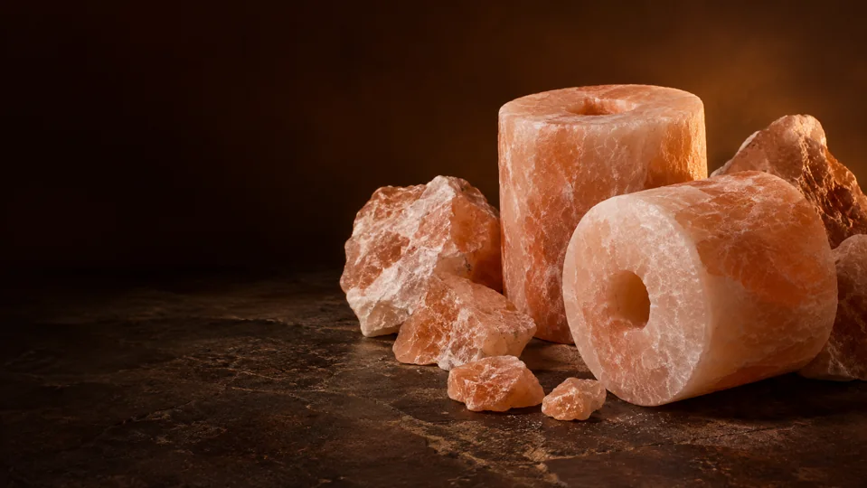 Illustrative animal licking salt collection