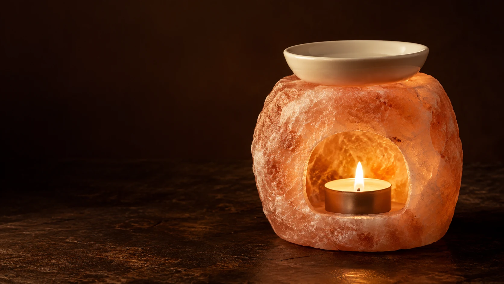 Illustrative Himalayan salt aroma collection collection scene