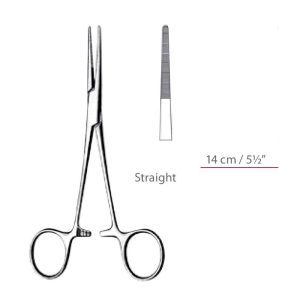 Kelly Delicate Hemostatic Forceps Straight Surgical Instruments Veterinary Tool - Image 1