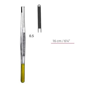 Oehler Dressing And Tissue Forceps With TC Platform Surgical Instruments Veterinary Tools - Image 1